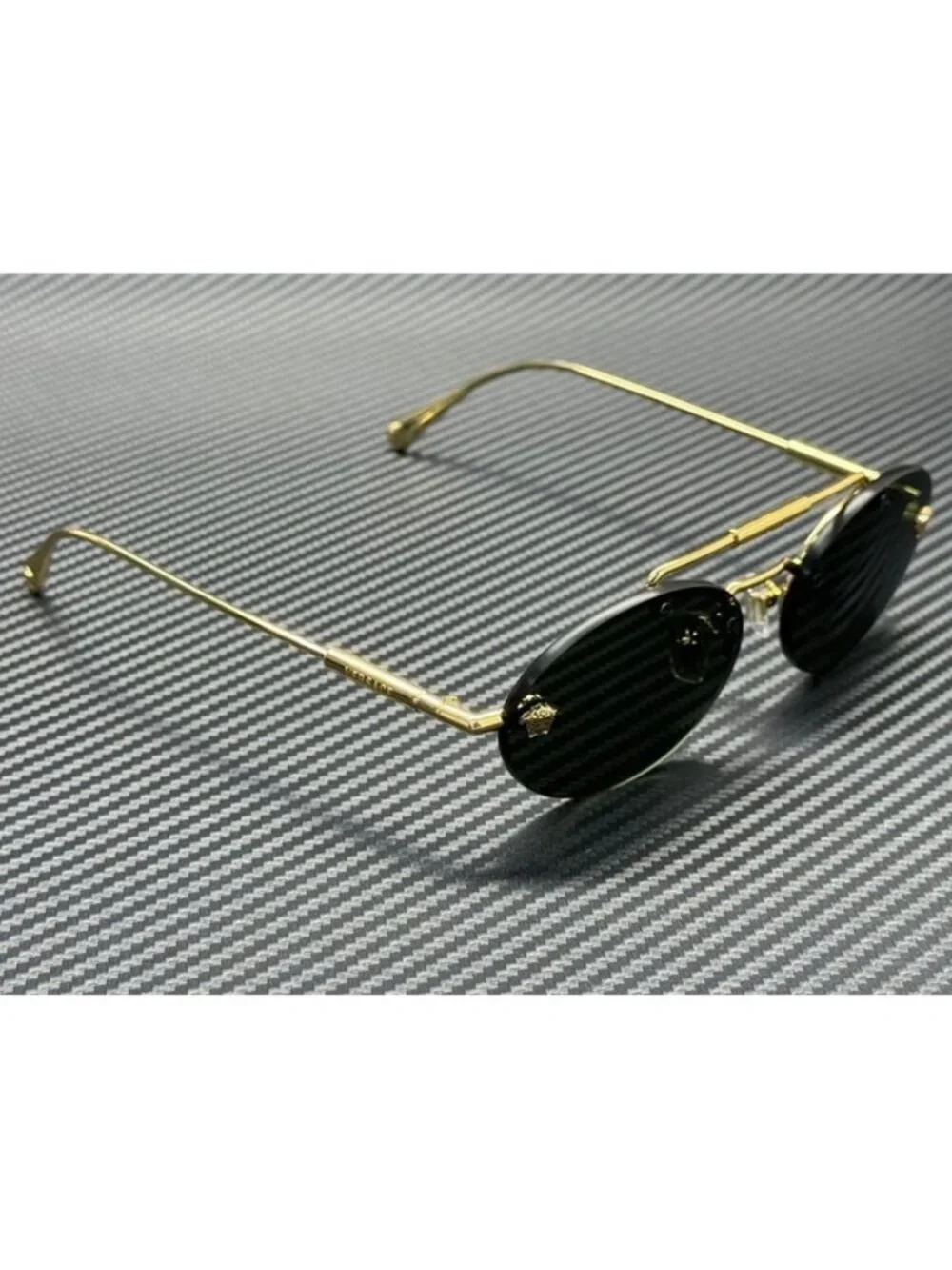 New Versace Women Gold Sunglasses 56-16-145